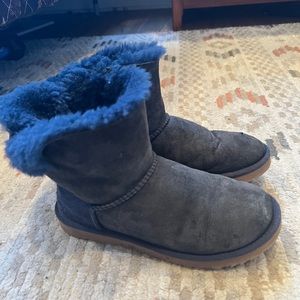 Blue Mini Bailey Bow UGGS